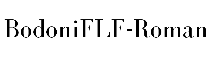 Bodoni flf font download mac free